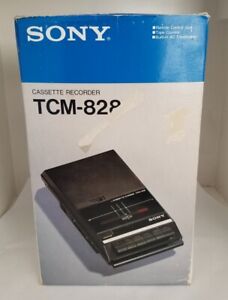 Vintage 1986 Sony Tcm-828 Cassette-Corder Tape Cassette Recorder Complete
