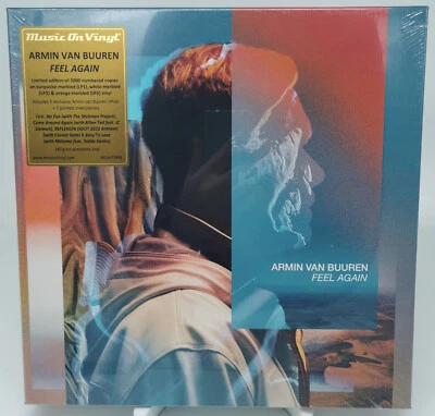 Armin van Buuren Feel Again Limited to 3000 Turquoise, White & Orange Vinyl Neu - Bild 1 von 2