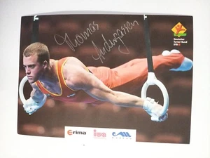 Thomas Andergassen - Sportsoldat, Kunstturnen - original Autogramm - ca. 10x15cm - Bild 1 von 1