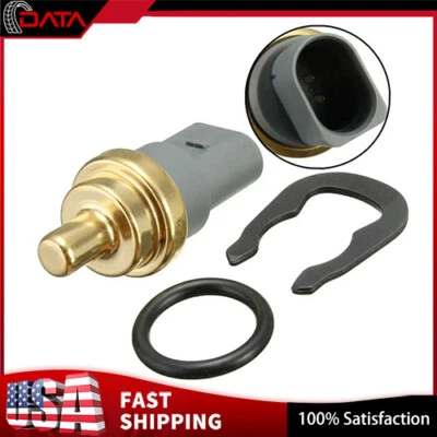 FOR VW Volkswagen Jetta AUDI COOLANT TEMP TEMPERATURE SENSOR 2 PIN 06A919501A - Image 1 of 4
