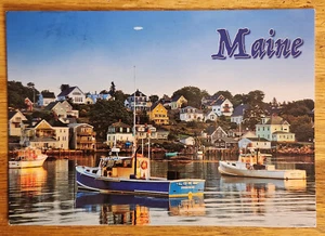 Lobster Boats Coast of Maine Postcard 2019 - Picture 1 of 1