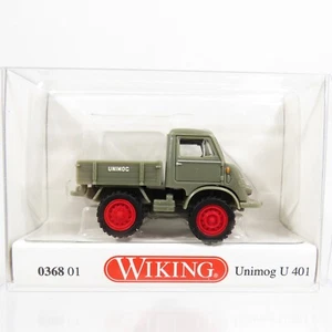 Wiking 0368 01 Mercedes-Benz Unimog U 401 con plataforma. Escala 1:87 HO (6180) - Imagen 1 de 5