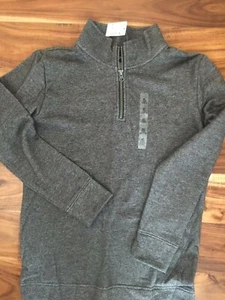 CHILDREN'S PLACE BOYS SWEATER 1/4 ZIP GRAY SIZE 14 XL NEW NWT - Picture 1 of 4