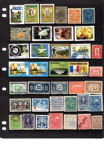 SOUTH AMERICA HONDURAS 3 SCANS MOSTLY USED Cover