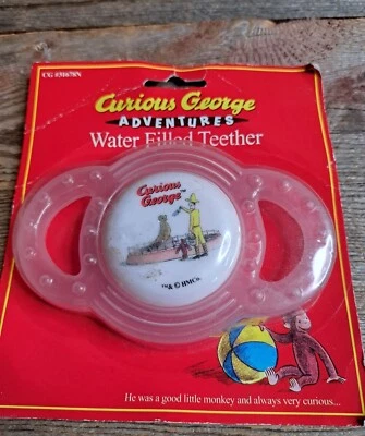 New Vintage Curious George Water Teether - Image 1 of 4