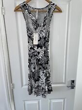 Karen Millen Pattern Black and White Midi Dress Brand New with Tag Size 10