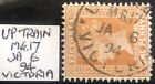 Victoria 1d Brown postmark 'UP TRAIN/ M.G.17 / JA 6 / 94 / VICTORIA’