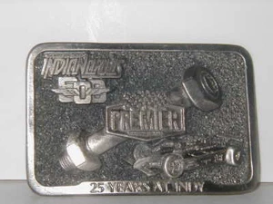 Indianapolis 500 Premier Belt Buckle Race Car Celebrate 25 Years at Indy USA - Picture 1 of 6