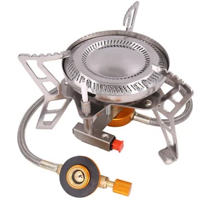 4600W Mini Stove Cooker Cookware Outdoor Butane Propane Burner Hiking Picnic - Picture 1 of 10