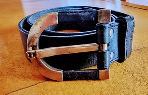 ORIGINAL AIGNER-DAMENGÜRTEL-Vintage-75cm-dunkelgrünes Leder-selten-gut erhalten - Bild 1 von 18