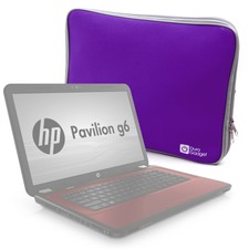 Purple 16 Inch Neoprene Laptop Case/Sleeve/Bag/Holder For HP Pavilion G6