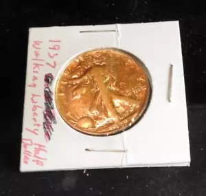 1937 Walking Liberty Half Dollar in a gold Color no mint mark - Picture 1 of 7