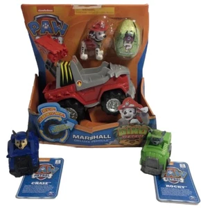 Juego de vehículos Paw Patrol Dino Rescue Marshall’s Deluxe Rev Up + 2 Spin Masters - Imagen 1 de 7