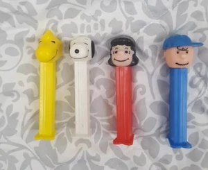 Set of PEANUTS Charlie Brown Character Pez Dispensers Circa 1990's - Picture 1 of 7