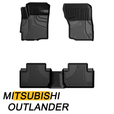 Car Floor Mats TPE Liners Carpets All Weather For Mitsubishi Outlander 2011-2021 Foto 1 de 4