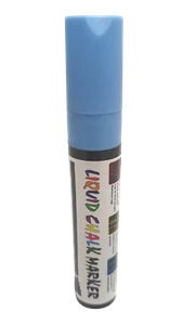 Pluma de tiza líquida grande para pizarra - pizarra - vidrio - 15 mm nueva en caja - AZUL - Imagen 1 de 5