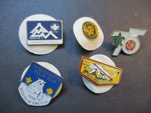 Lote de 5 prendedores de sombrero BSA Boy Scout #97 - Imagen 1 de 6