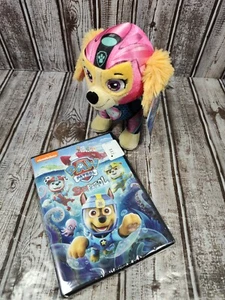 Paw Patrol Aqua Pups Skye 7” pulgadas peluche 2023 nuevo con etiquetas más sellado Sea Patrol DVD - Imagen 1 de 9