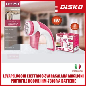 LEVAPELUCCHI ELETTRICO 3W RASALANA MAGLIONI PORTATILE HOOMEI HM-7310R A BATTERIE - Foto 1 di 1