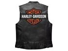 Harley Davidson Café Racer Vintage Men's Leather Vest Handmade Real Cowhide Vest