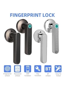 Elektronisches Fingerabdruck Türschloss Smart Fingerprint Türöffner Schloss NEU - Bild 1 von 7