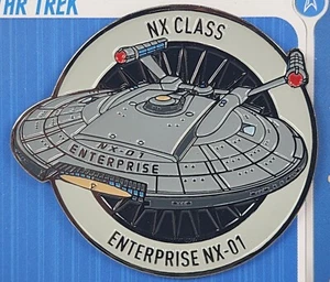 Fanset Star Trek Enterprise NX-01 Enamel Pin 2" Collectible - Picture 1 of 6