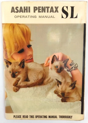 Vintage Asahi Pentax SL Camera Operating Manual - 48 Pages - Image 1 of 3