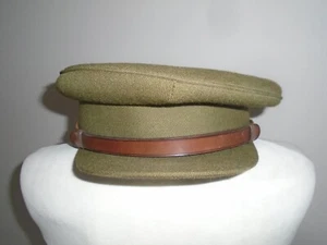 ROYAL LOGISTICS KHAKI OFFICERS CAP SIZE 56CM 6.78 BRITISH ARMY - Picture 1 of 5