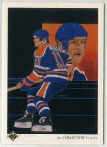 1990-91 Upper Deck #321 Mark Messier Edmonton Oilers / Checklist - Picture 1 of 2