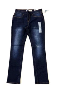 New Old Navy Girl's Size XL (14) Dark Wash Adjustable Waist Skinny Pull-On Jeans - Picture 1 of 5