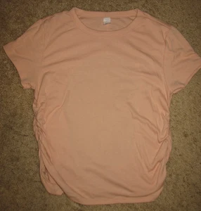 Blusa Top Antigua Azul Marino Ultralite Go-Dry Manga Corta Espalda Abierta Cuello Redondo Melocotón Pequeña - Imagen 1 de 2