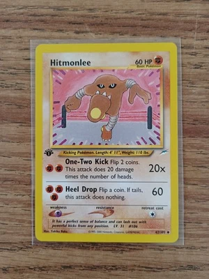 1st Edition Neo Destiny Hitmonlee 42/105  - Image 1 of 2