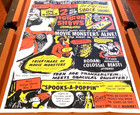 HORROR SPOOK SHOCK STAGE SHOW Vintage 1950s Live Movie Monster RARE 40x60 POSTER
