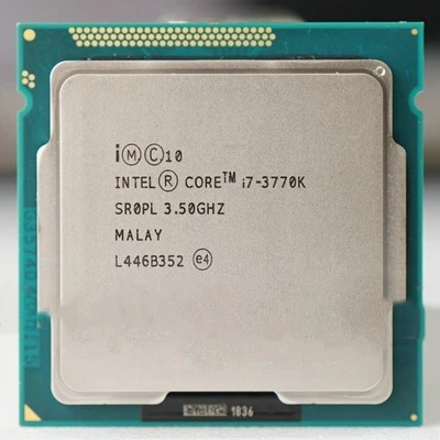 Processeur quadricœur Intel Core i7-2600 / 2600K / 3770 / 3770K LGA1155 | Testé - Photo 1/4