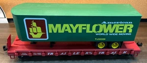 USA Trains 1765 Mayflower - Piggy Back Flat Car - G Scale - Box - Picture 1 of 12