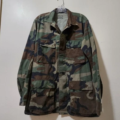 Abrigo corto de camuflaje vintage para hombre chaqueta militar pequeño largo OTAN - defecto Foto 1 de 4