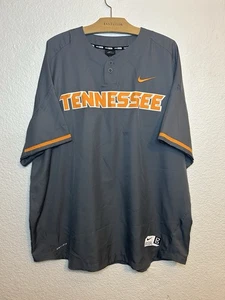Camiseta deportiva de béisbol gris naranja jaula para hombre Tennessee Volunteers Nike Dri-Fit BSBL - Imagen 1 de 8