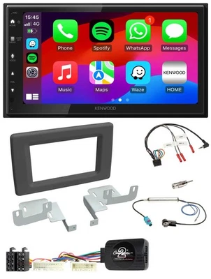 Kenwood Lenkrad USB DAB 2DIN Bluetooth Autoradio für Renault Master ab 2019 - Bild 1 von 4