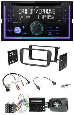 JVC Lenkrad USB 2DIN DAB Bluetooth CD Autoradio für Ford S-Max Mondeo Can-Bus 07 - Bild 1 von 4