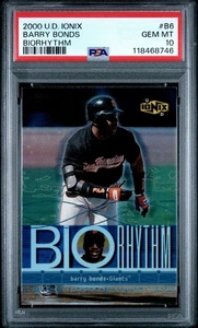 2000 Upper Deck Ionix Barry Bonds Biorhythm PSA 10 Giants - Picture 1 of 2