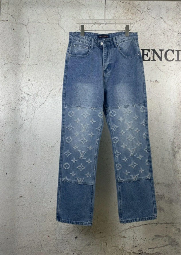 Louis Vuitton Denim Regular Jeans for Men for sale | eBay
