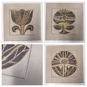 Rea - Ceramano Keramik Wandschild- /fliese - 60er/70er-Charme für die Wand! - Bild 1 von 7