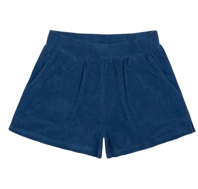Minnow Swim Women's 2025 Newport Navy French Terry Shorts - Size XS - NWT! - Imagem 1 de 4