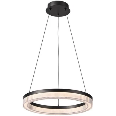 Lámpara de techo colgante negra Artcraft Lighting AC6831BK Ari LED 15,8 pulgadas Foto 1 de 4