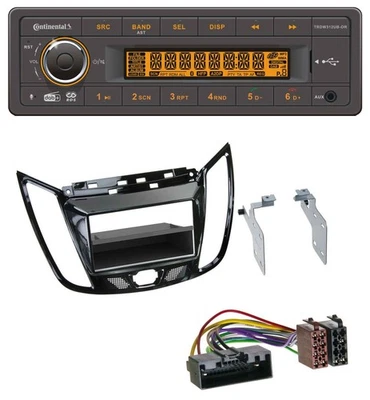 Continental Bluetooth MP3 USB DAB Autoradio für Ford C-Max Kuga Klavierlack schw - Bild 1 von 4