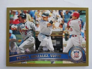 2011 Topps 60 Years of Collecting Pujols, Gonzalez, Votto Card #138 /2011 - Bild 1 von 2