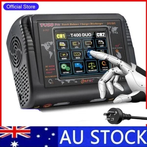 T400 Pro Lipo Charger DC 400W AC 200W 12Ax2 RC Charger Discharger Fast Balance - Picture 1 of 10