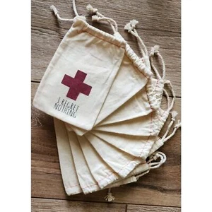 9 Pack Drawstring Hangover Kit Bags for Bachelorette Party, Weddings, 4x6 in - Picture 1 of 3