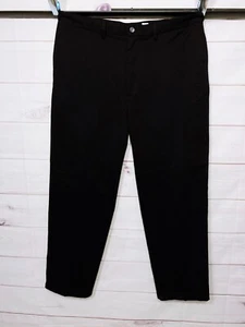 The Foundry Supply Co Mens Pants Size 42x34 Black Flat Front Pockets - Picture 1 of 7