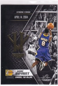 2015-16 Panini Kobe Herovillain NBA No. 9 Kobe Bryant Strong Finish - Bild 1 von 2